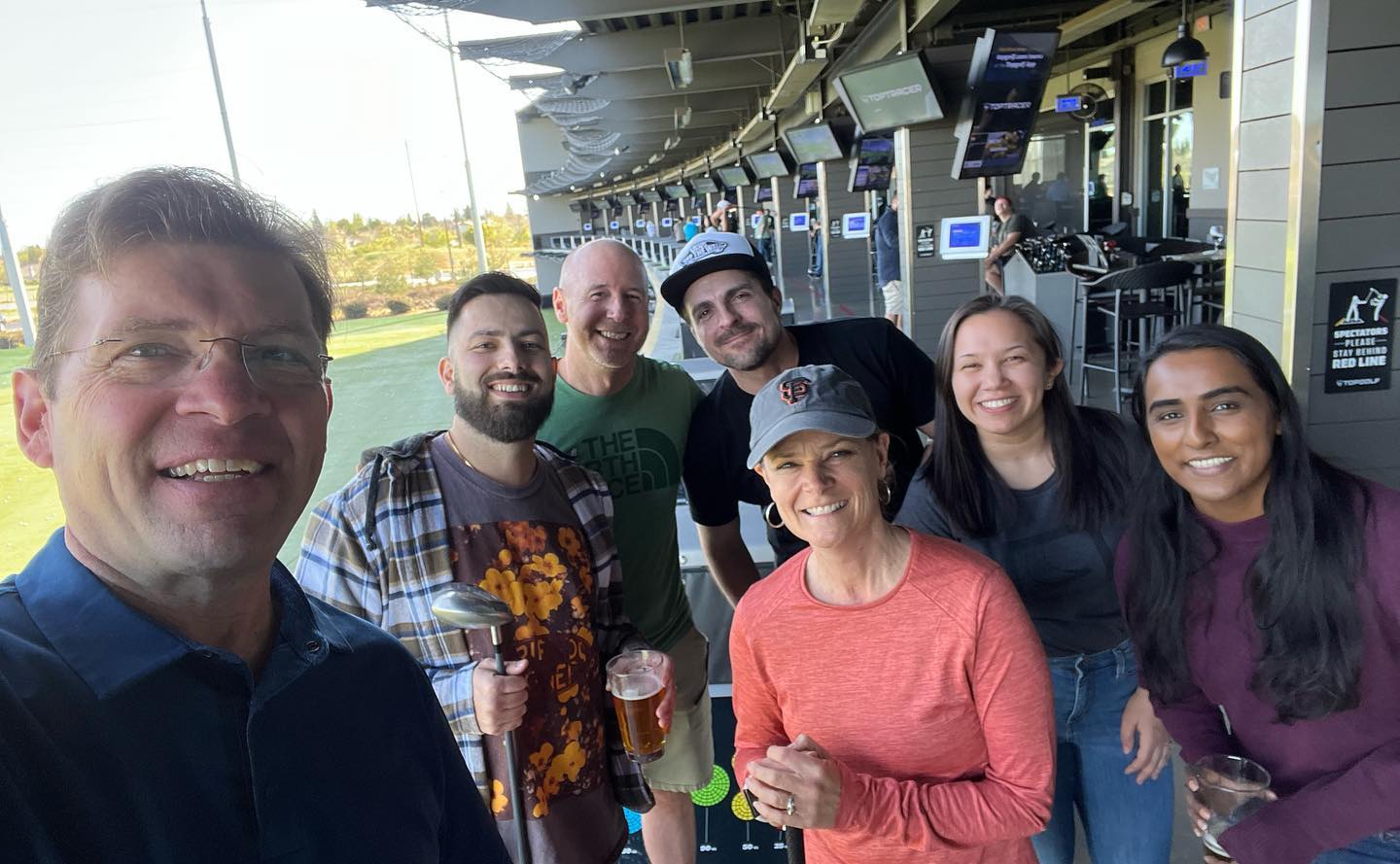 We’ve all been working long hours in our production and edit bays lately, that we took a mental health afternoon in the golf bays today. Thanks @topgolf for the exercise, food and fun time together!